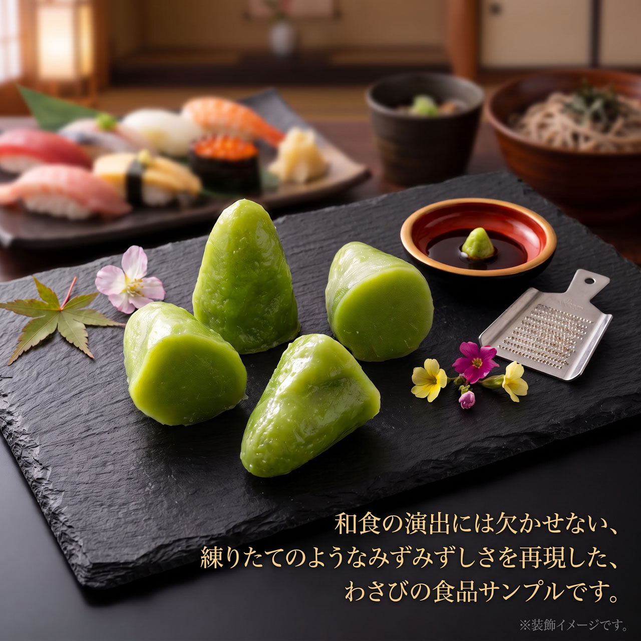 食品サンプル 人気 国産品 フェイクフード わさび ワサビ リアル 山葵