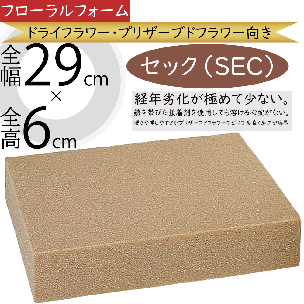 ドライフラワー⁠.⁠。⁠*⁠✽アレンジメント用花材 ( 閲覧用 オアシス セックプレート 6 プリザーブドフラワー用 ドライフラワー用