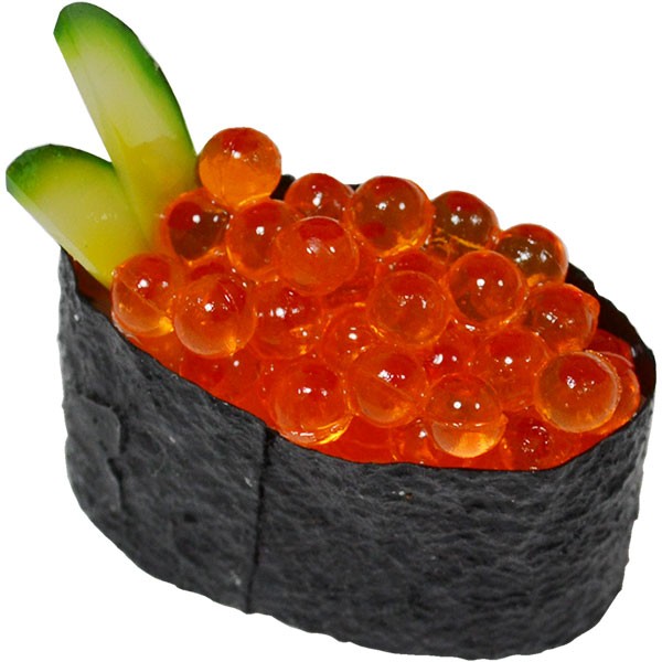 【食品サンプル】寿司・いくら（おすし/お寿司/握りずし/日本料理）（いくら/鮭/さけ）（フェイクフード/オブジェ）（国産品/日本製/メイド ...