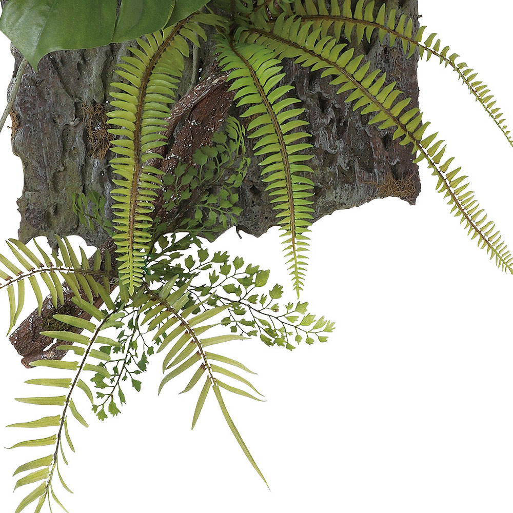 モンステラ インテリアグリーン おしゃれ 人気 アートプランツ フェイクグリーン リアル 人工観葉植物 造花 オブジェ 家具 壁掛け用 壁面用 ディスプレイ 60cmの画像