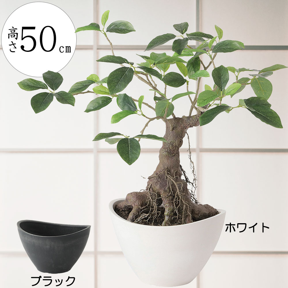 盆栽 おしゃれ ガジュマル フェイクグリーン インテリアグリーン 人工