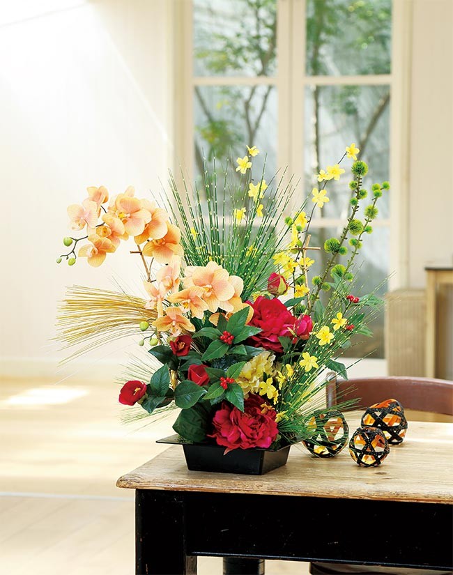 千両 造花 おしゃれ 人気 アーティフィシャルフラワー リアル 人工観葉