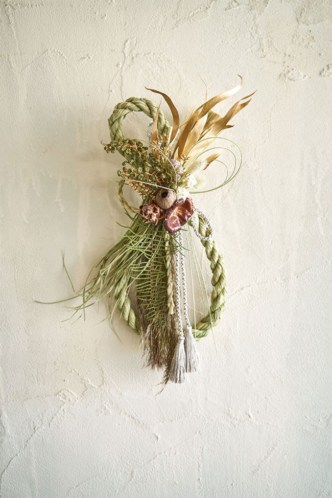 しめ縄 リース しめ縄飾り おしゃれ 人気 お正月飾り 玄関飾り 元旦