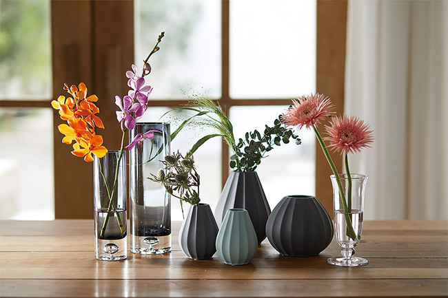 ガラス花瓶 花器 色付き おしゃれ フラワーベース 人気 おすすめ 硝子