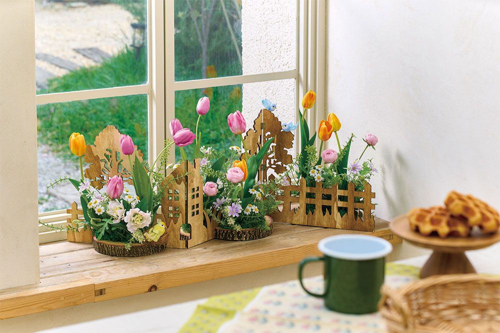 ブーケ 花束 おしゃれ インテリアグリーン 造花 フェイクグリーン