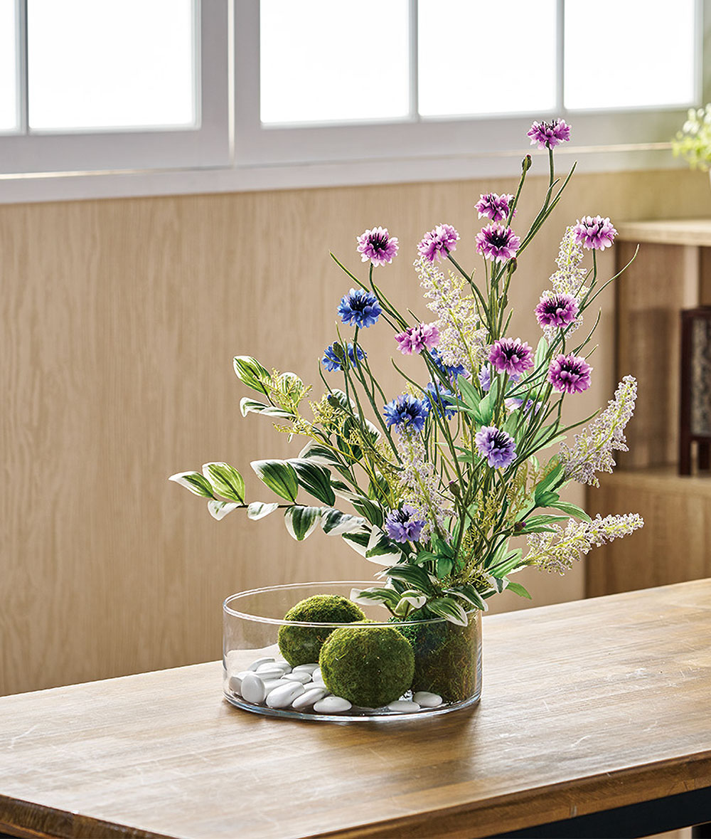 ガラス花瓶 花器 おしゃれ フラワーベース 人気 おすすめ 浅型