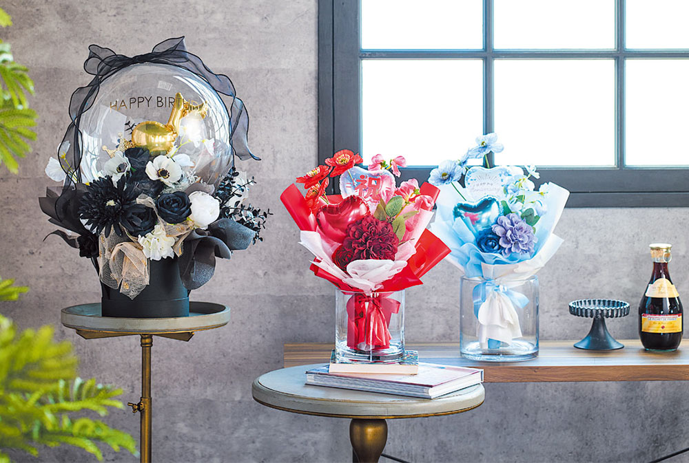 ボックス 箱 紙製 ブラック ホワイト 白 黒 おしゃれ 花器 フラワー