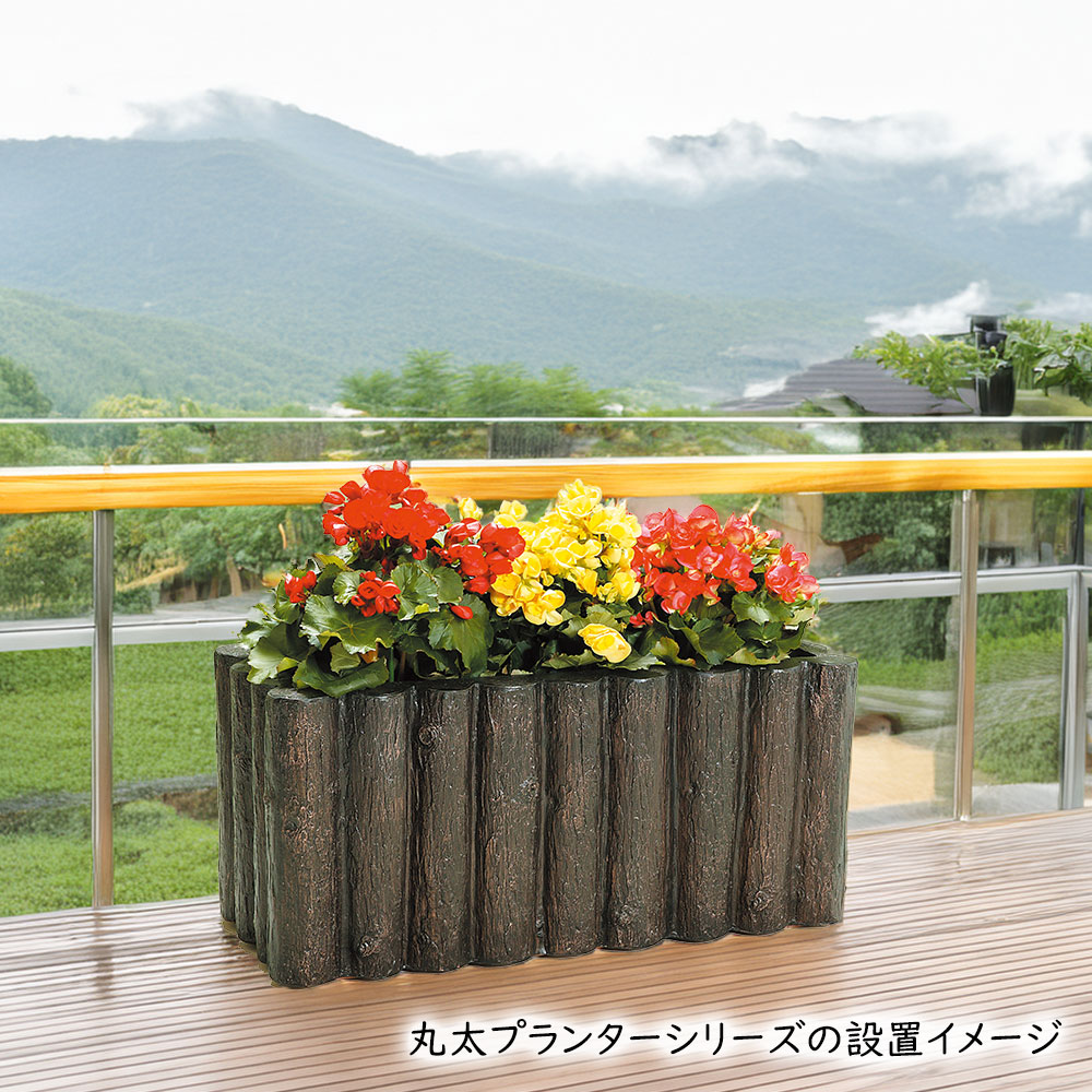鉢カバー おしゃれ 大型 人気 プランターカバー コンテナ 幅広 横長