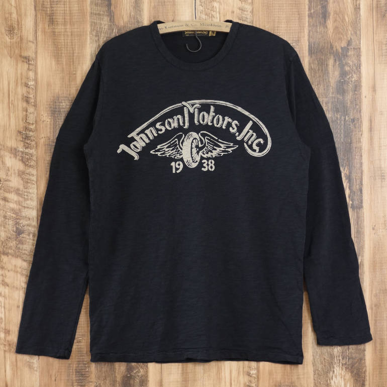 ジョンソンモータース ロングTシャツ メンズ Johnson Motors WINGED WHEEL | Johnson Motors Inc. | 01