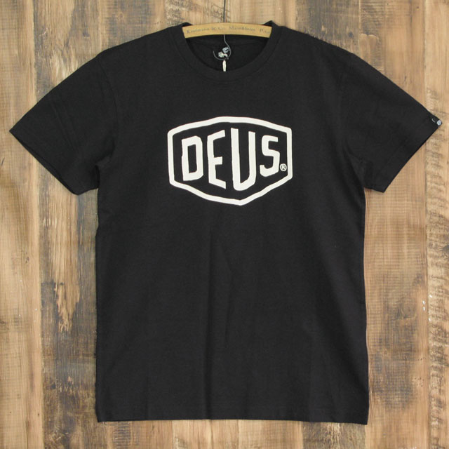 デウスエクスマキナ メンズ Tシャツ SHIELD TEE ブラック Deus Ex Machina