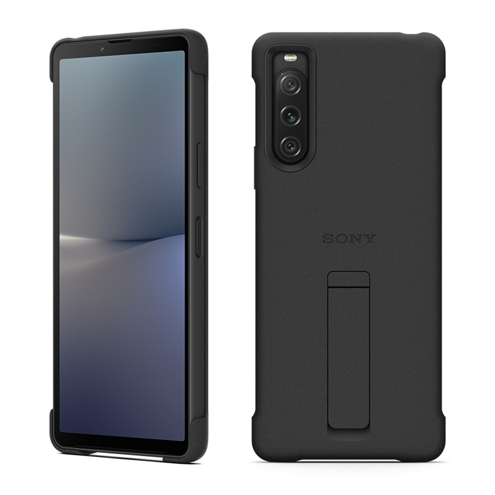 スマホケース ソニー純正 国内正規品 Xperia10 V SO-52D SOG11 ケース カバー スタンド搭載 抗菌 薄型 IPX5/8 防水 エクスペリア10 マーク5｜keitai-kazariya｜02