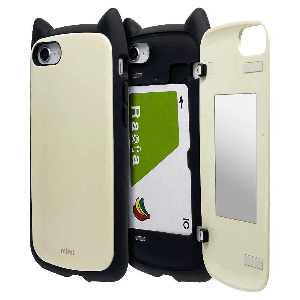 Iphone Se3 Se2 Iphone8 Iphone7 ケース カバー ハイブリッド 猫耳 ネコミミ ネコ ねこ 猫 カード ミラー アイフォン 第3世代 第2世代 スマホ ラスタバナナ 67ip247hb 飾り屋 By ラスタバナナ 通販 Yahoo ショッピング