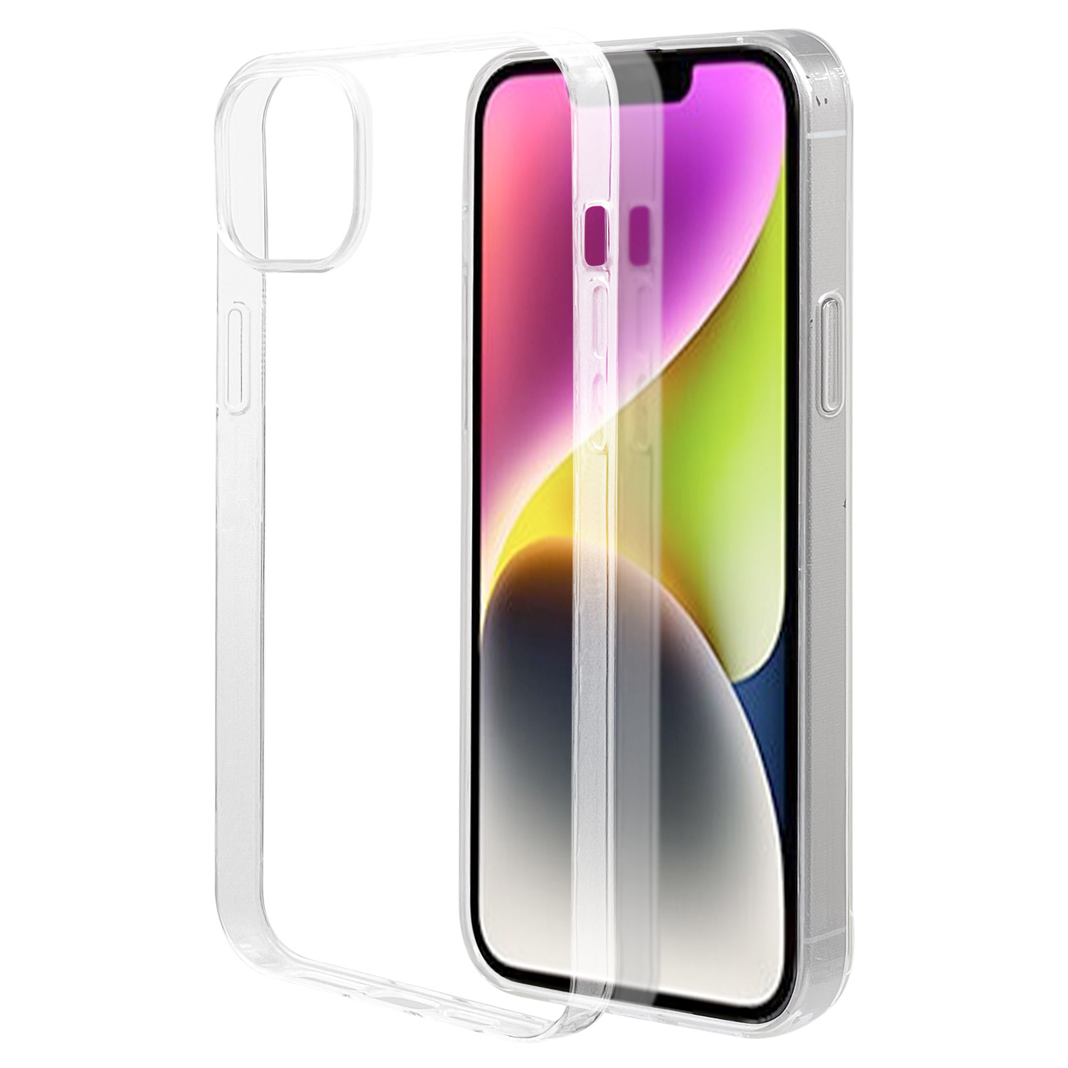 スマホケース iPhone14 Plus 14 Pro Max ケース カバー ソフトケース TPU 薄型 クリア 透明 0.9mm ワイヤレス充電対応 アイフォン14 ラスタバナナ｜keitai-kazariya｜02