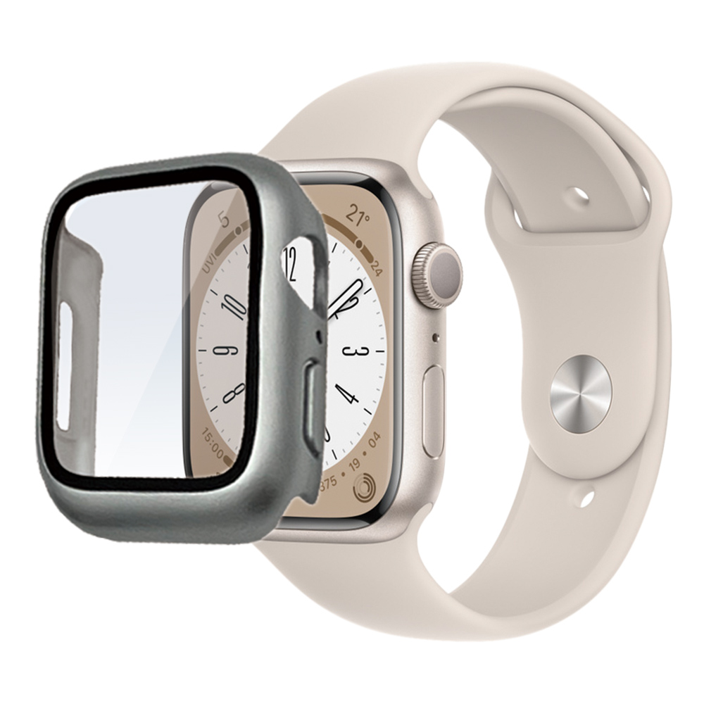 Apple Watch カバー Ultra Series9 8 7 6 5 SE 49mm 45mm 44mm 41mm 40mm ガラス ケース 透明 プロテクター アップルウォッチ ラスタバナナ｜keitai-kazariya｜07