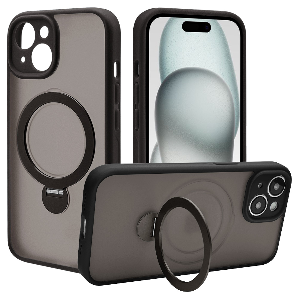 スマホケース iPhone15 15 Pro ケース カバー ハイブリッド ZEROSAFE MagSafe対応 MIL規格 マット加工 TPUバンパーケース 360°回転 アイフォン ラスタバナナ｜keitai-kazariya｜03