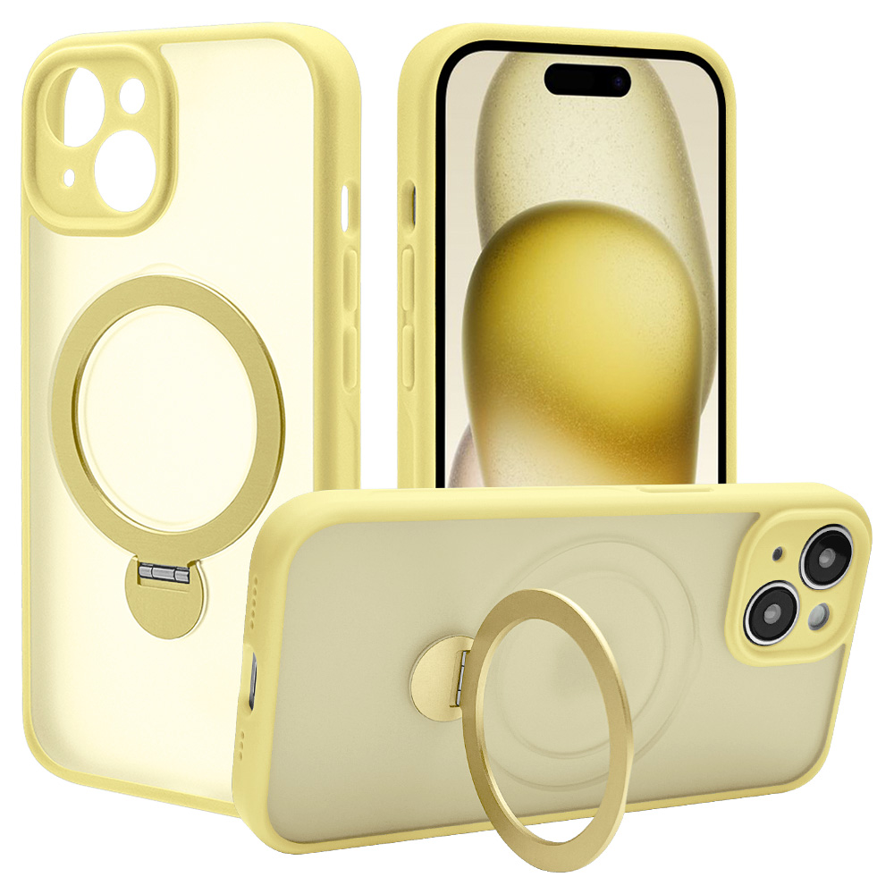 スマホケース iPhone15 15 Pro ケース カバー ハイブリッド ZEROSAFE MagSafe対応 MIL規格 マット加工 TPUバンパーケース 360°回転 アイフォン ラスタバナナ｜keitai-kazariya｜06