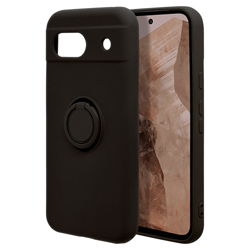 スマホケース Google Pixel 8a ケース カバー ソフトケース TPU スマホリング付き 落下防止 スタンド ストラップホール グーグル ピクセル ラスタバナナ | ラスタバナナ | 01