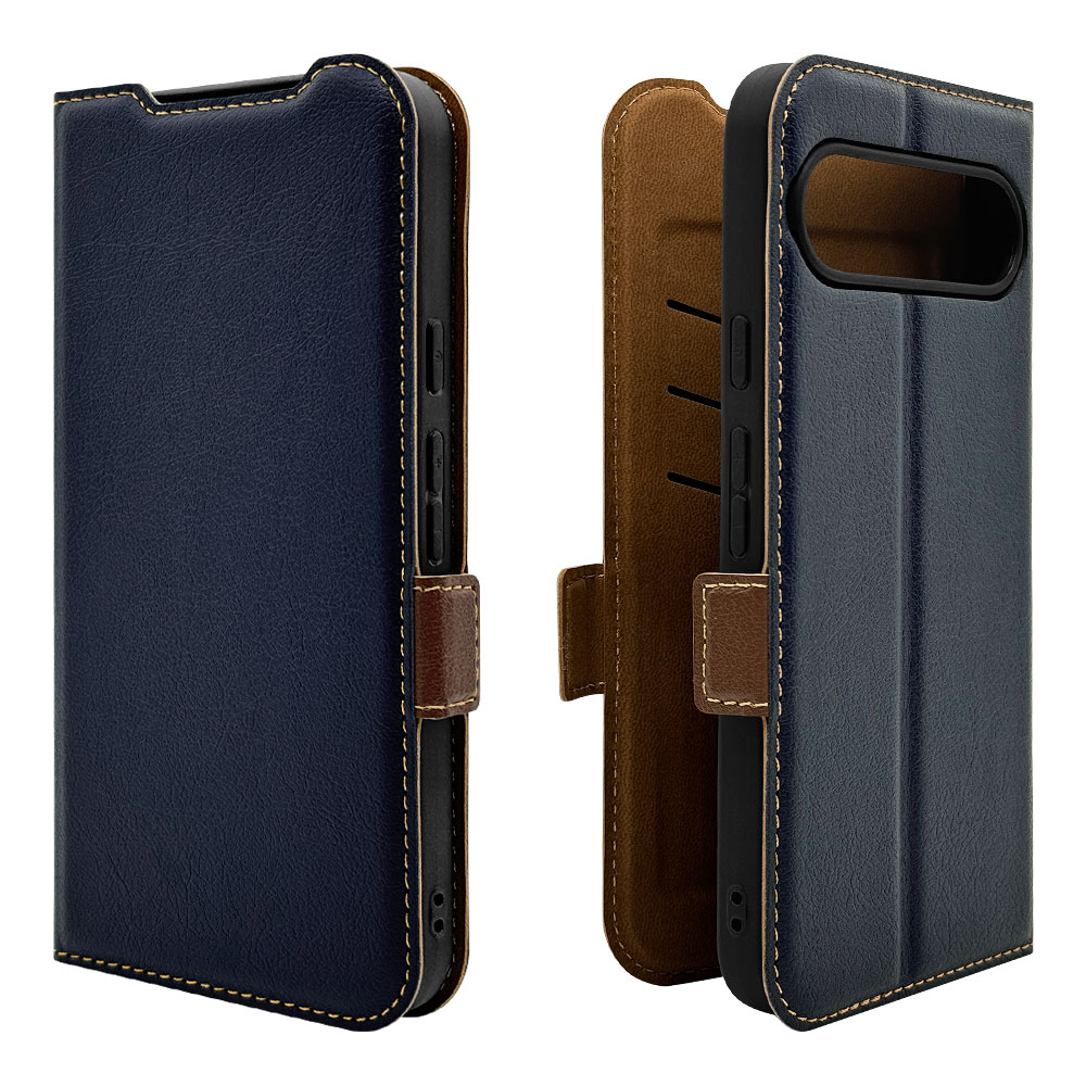 スマホケース Google Pixel 9 Pro XL ケース カバー 手帳型 薄型 耐衝撃吸収 カード入れ スタンド +COLOR  サイドマグネット グーグル ピクセル ラスタバナナ