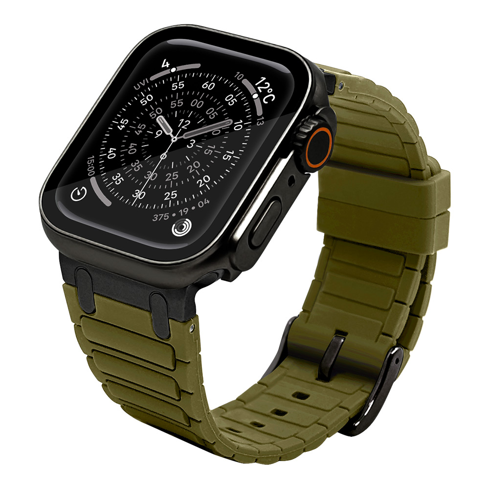 ラスタバナナ Apple Watch 49mm 46mm 45mm 44mm ULTRA style silicon