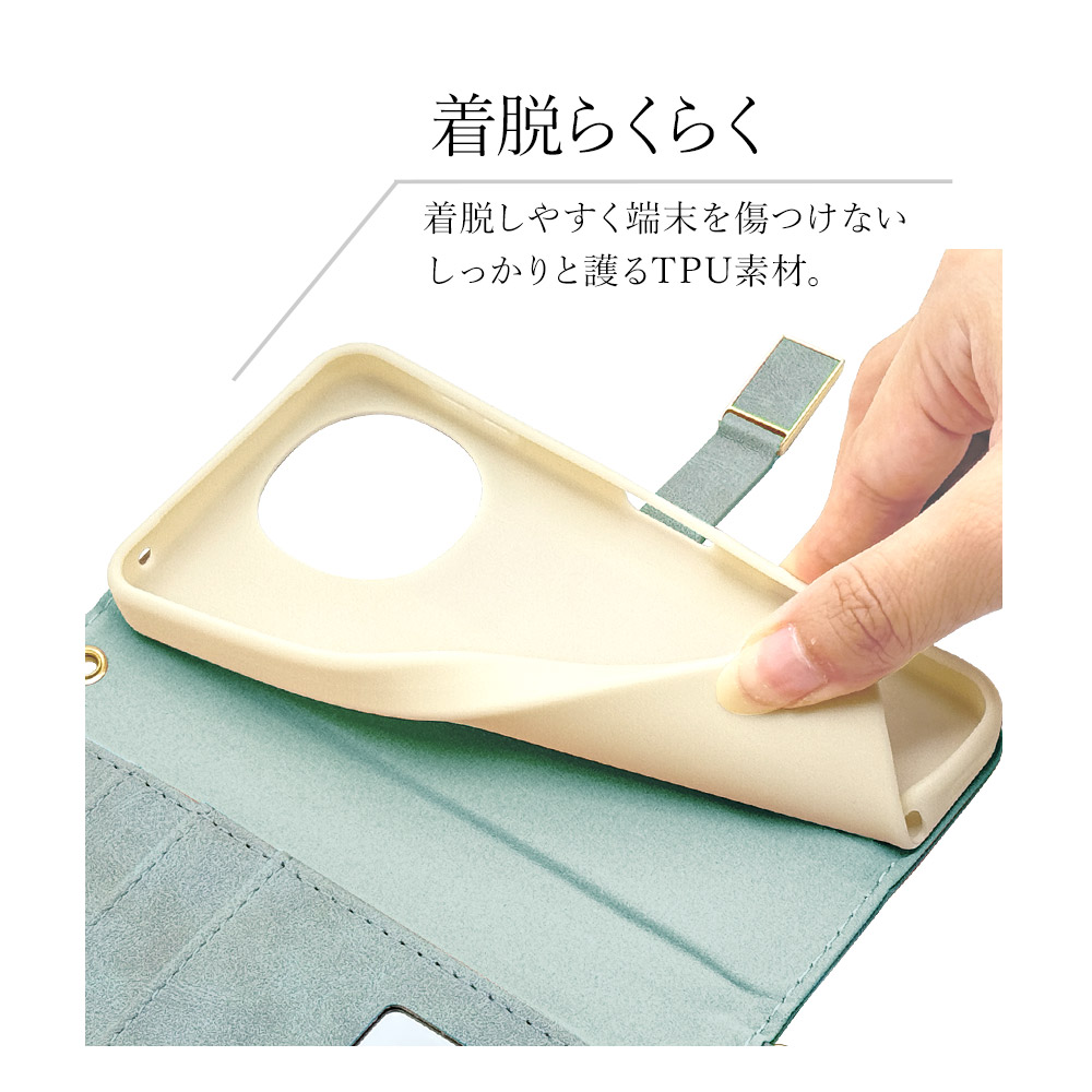 送関込【Harper & Blake】UK発!手帳型スマホケース Snake/蛇花星 icb23-01.jpg