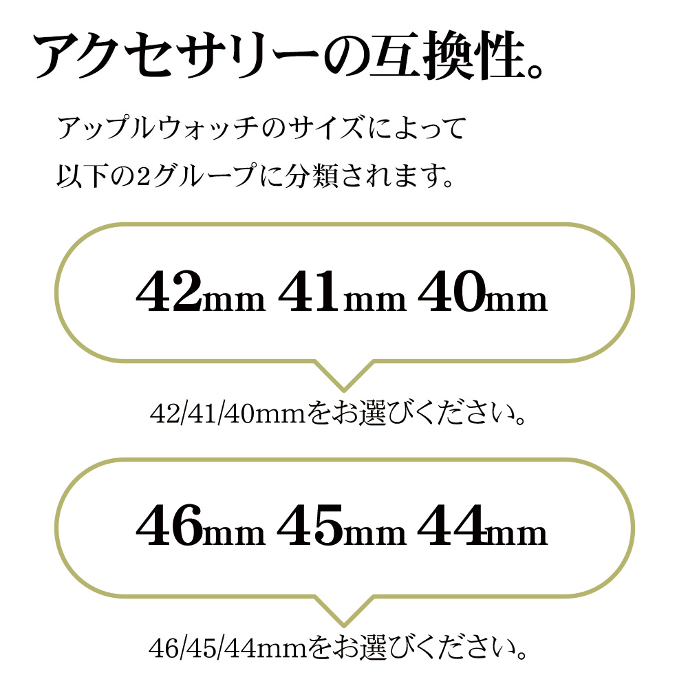 Apple Watch サイズ互換性