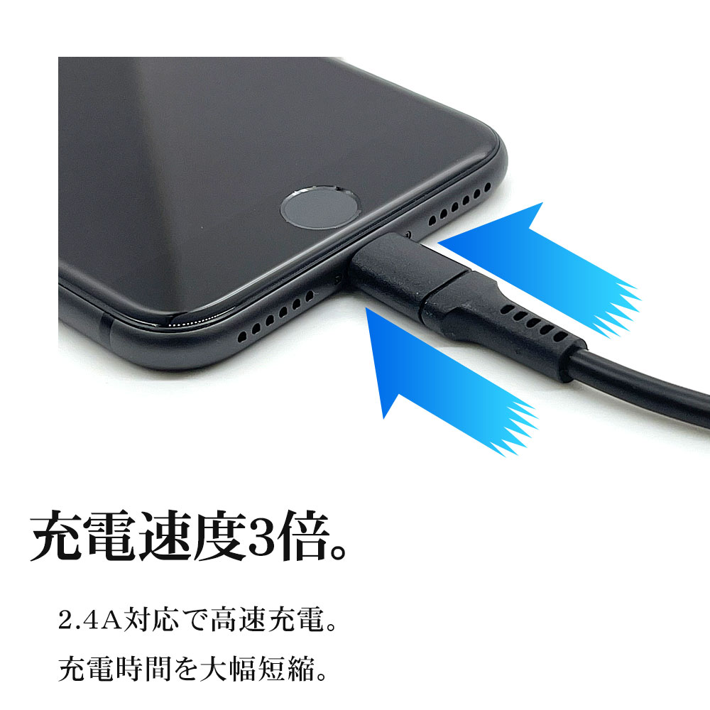 【ミック】iPad5 256G Wifi 本体+Lightningケーブル MPA-FUALS05WH_01.jpg
