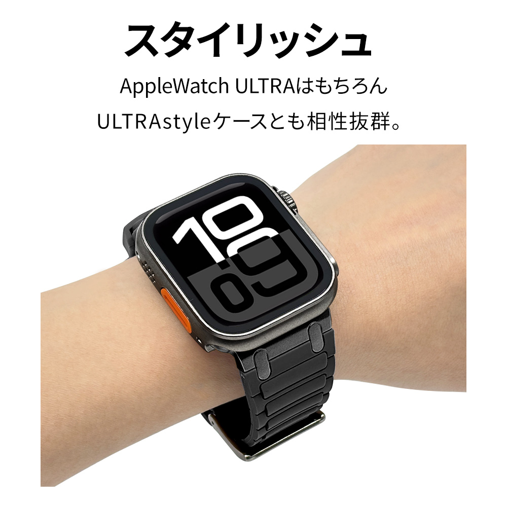 ラスタバナナ Apple Watch 49mm 46mm 45mm 44mm ULTRA style silicon
