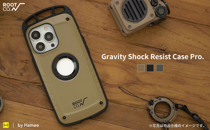 ROOT CO. iPhone 14 用　スマホケース　コヨーテ 楽天市場】【ROOT CO.】[iPhone14Pro専用]GRAVITY Shock Resist