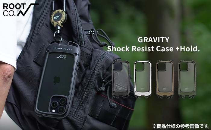 [iPhone 16 Pro Max専用]ROOT CO. GRAVITY Shock Resist Case +Hold.