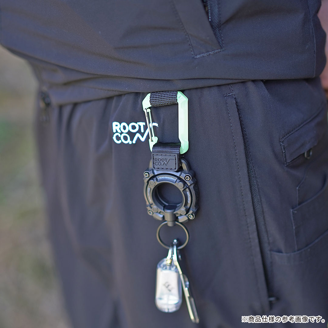 【新】ROOT CO. GRAVITY CARABINER LOOP (ブラック/スモール)