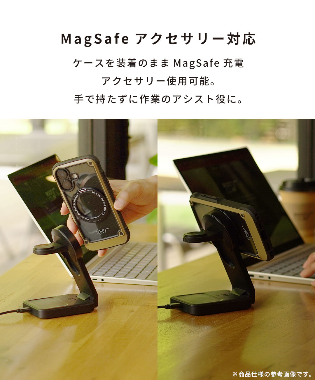 【新】[iPhone 17専用]ROOT CO. GRAVITY Shock Resist Tough & Basic Case Plus.(ブラック)