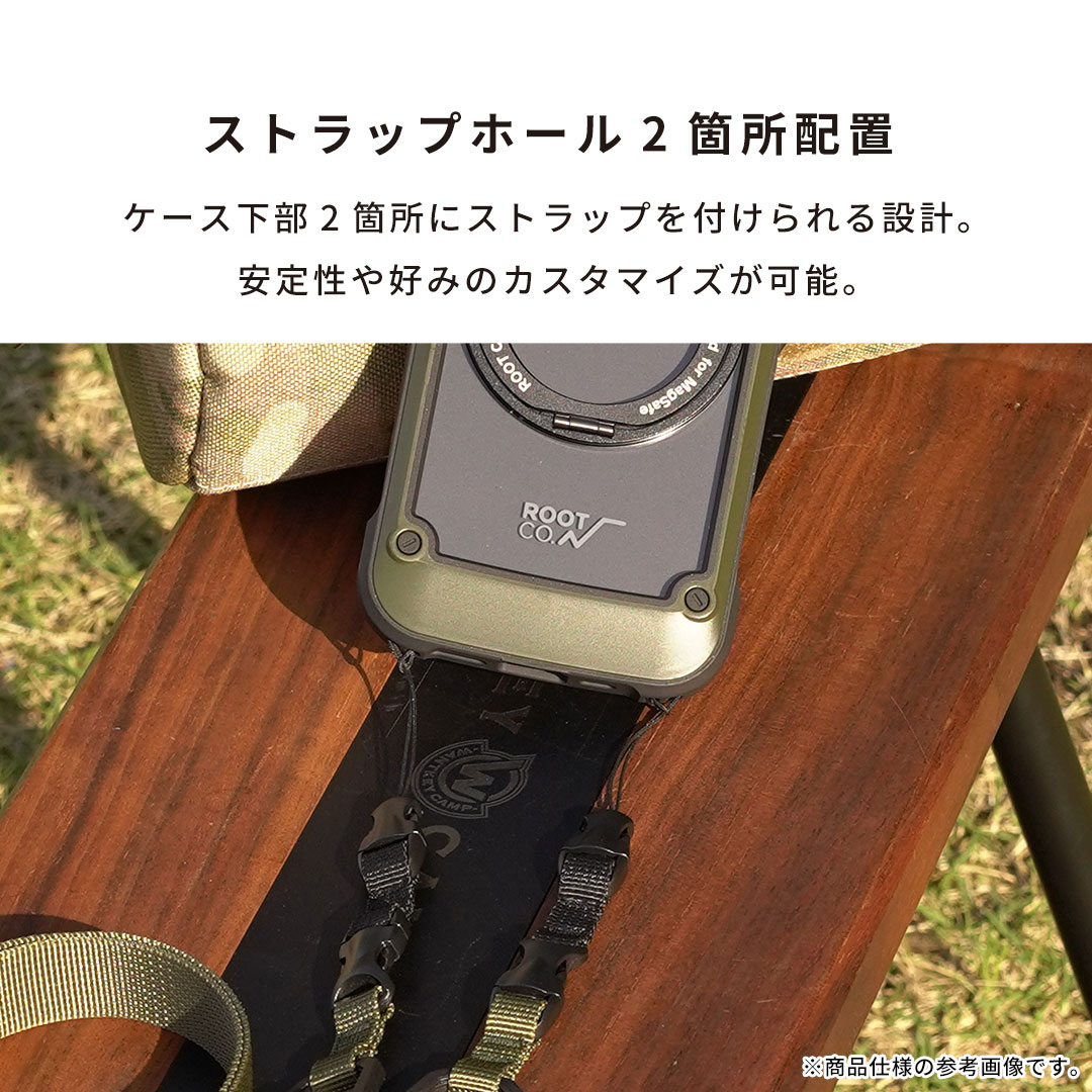 【新】[iPhone 17専用]ROOT CO. GRAVITY Shock Resist Tough & Basic Case Plus.(ブラック)