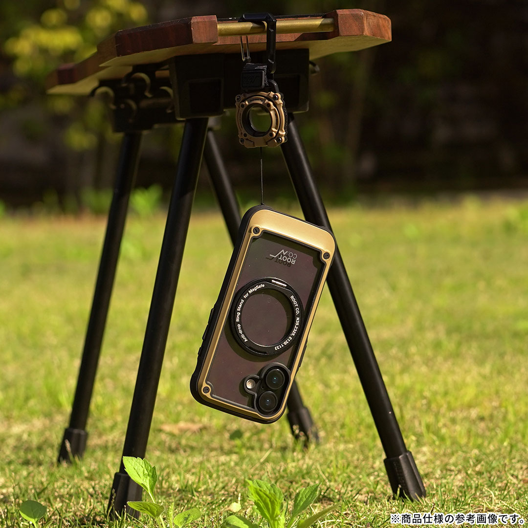 【新】[iPhone 17専用]ROOT CO. GRAVITY Shock Resist Tough & Basic Case Plus.(ブラック)