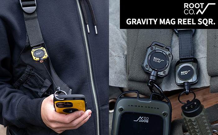 【新】ROOT CO. GRAVITY MAG REEL SQR. (ブラック)