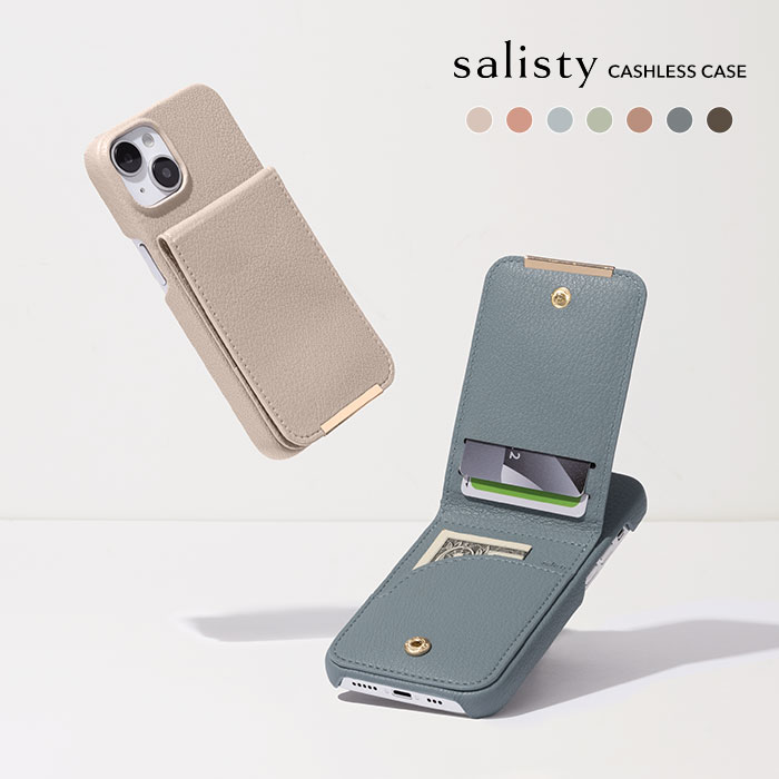 salisty iphone15 ケース カード収納 iphone15pro iPhone14 Pro iPhone