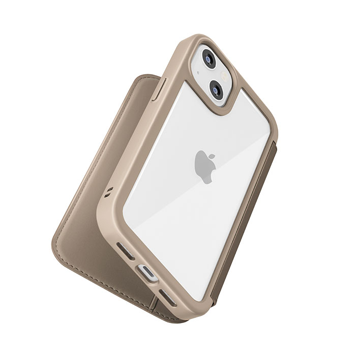 iPhone 14/13専用Premium Style ガラスフリップケース : Hamee