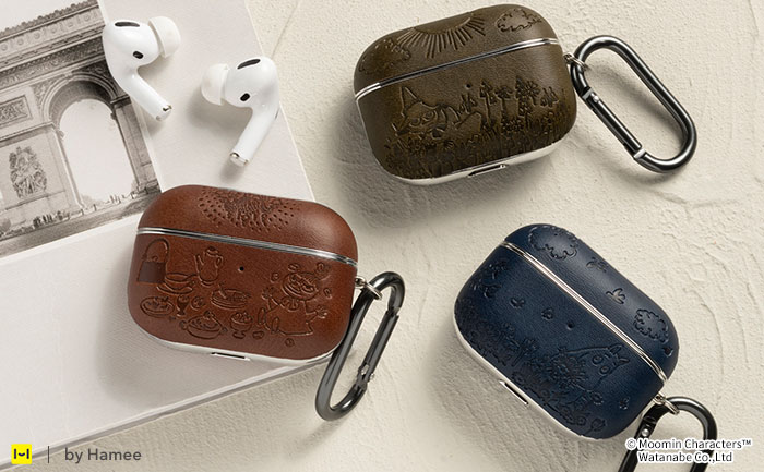 AirPods Proケース シリコン カラビナ クリアケース