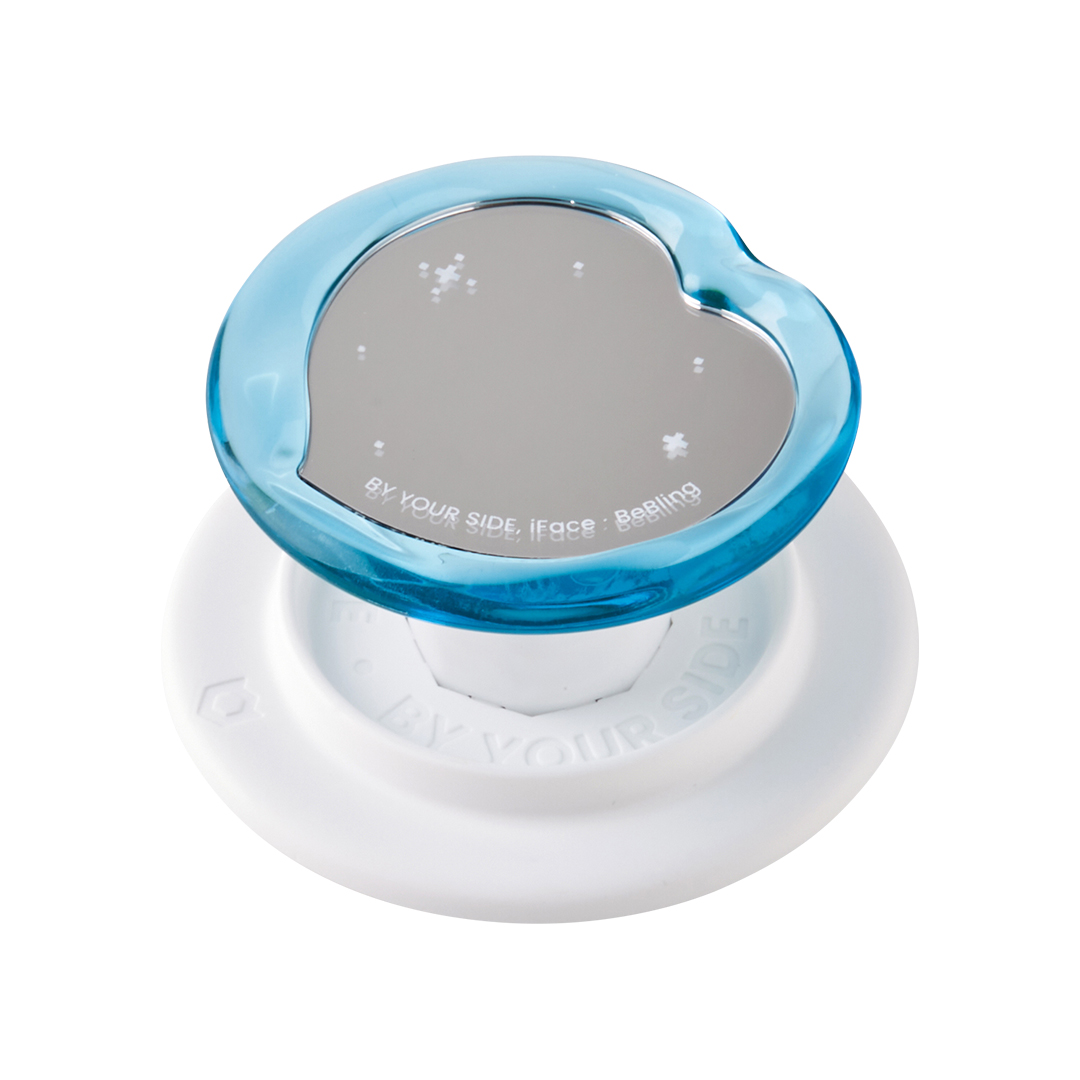 か*読様 iFace BeBling 2 ブルー ケース＋グリップホルダー iFace スマホグリップ magsafe BeBling 2 magsafe対応 スマホスタンド