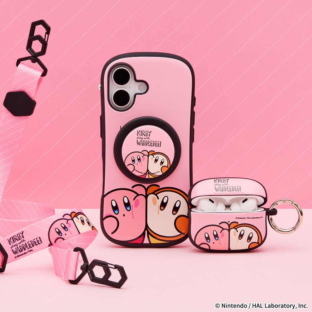 カービィ play with ワドルディ iFace Hang and ショルダーストラップ