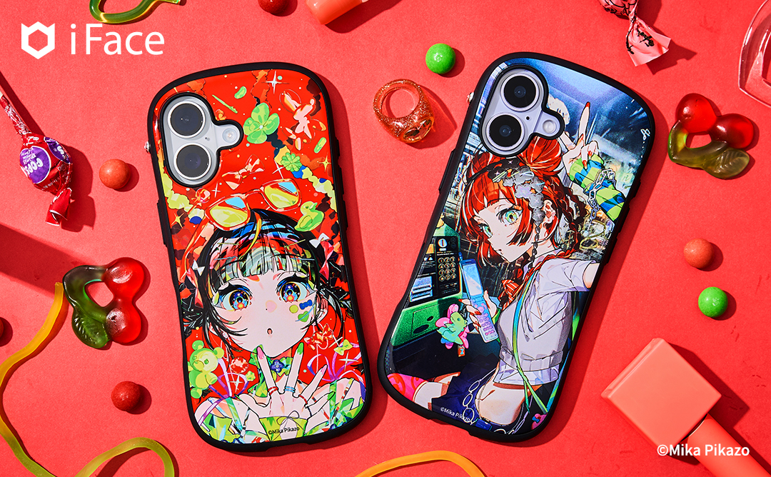 [iPhone 15/14/13専用]Mika Pikazo iFace First Class MagSynqケース(POP FACE)