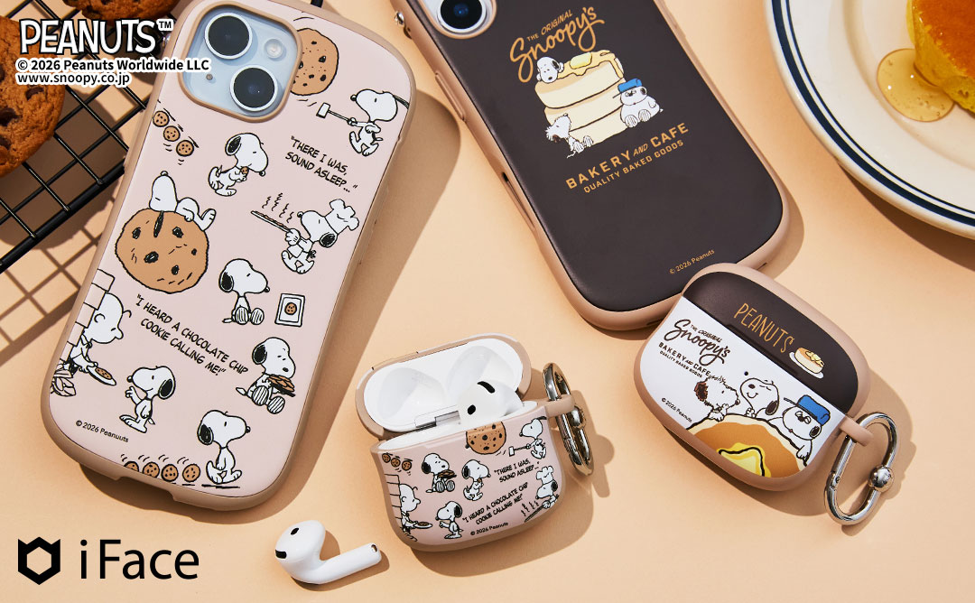 【AirPods Pro(第3/2/1世代)/AirPods(第4世代)専用】PEANUTS/ピーナッツ iFace First Class Cafeケース