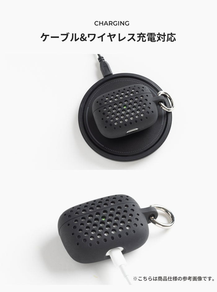 AndMesh AirPodsPro 第2世代 ケース 第1世代 放熱性 メッシュ