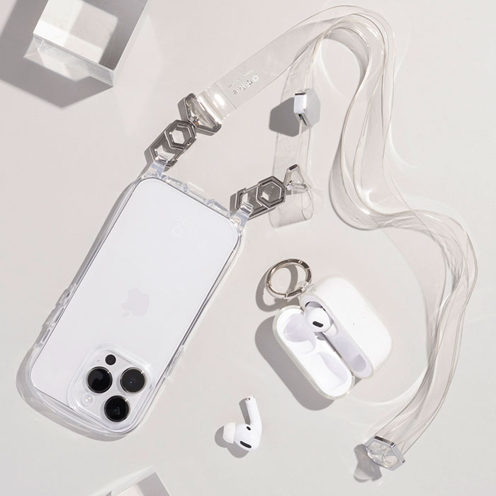 [iPhone 14/14 Pro/14 Pro Max/13/13 mini/13 Pro/12/12 Pro/8/7/SE(第2/第3世代)専用]iFace Hang and クリアケース