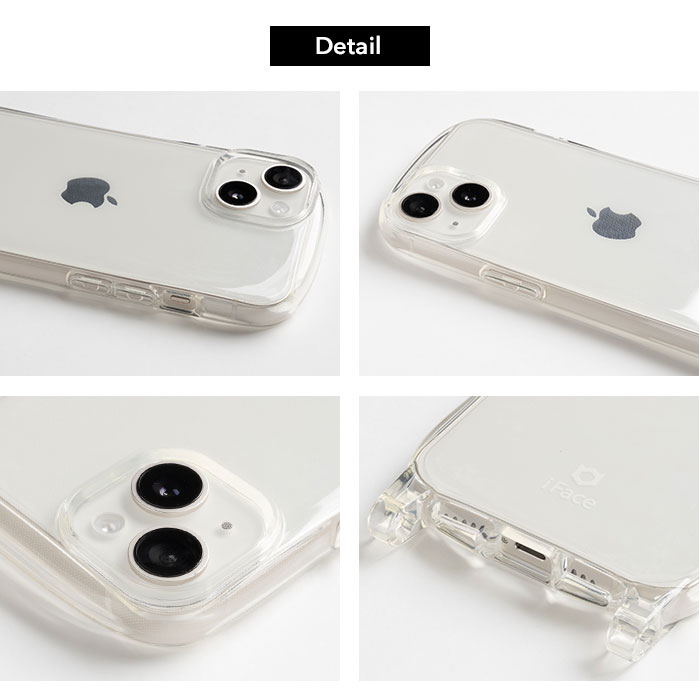 [iPhone 14/14 Pro/14 Pro Max/13/13 mini/13 Pro/12/12 Pro/8/7/SE(第2/第3世代)専用]iFace Hang and クリアケース