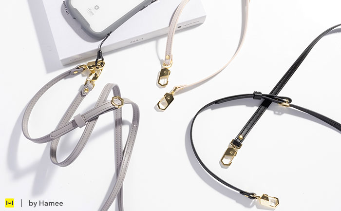 iFace Hang and ショルダーストラップ(レザー）