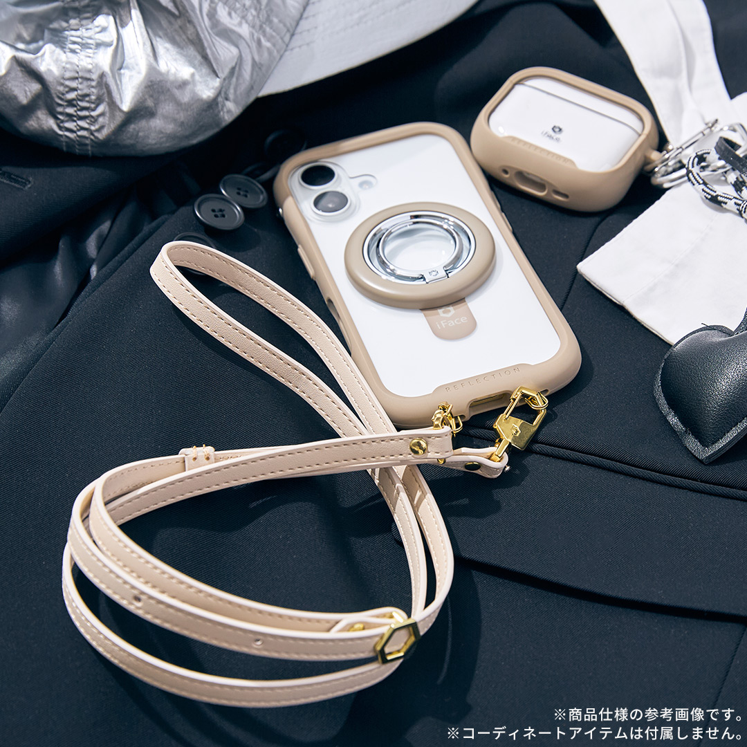 iFace スマホ ショルダーストラップ 携帯ストラップ 肩掛け ショルダー