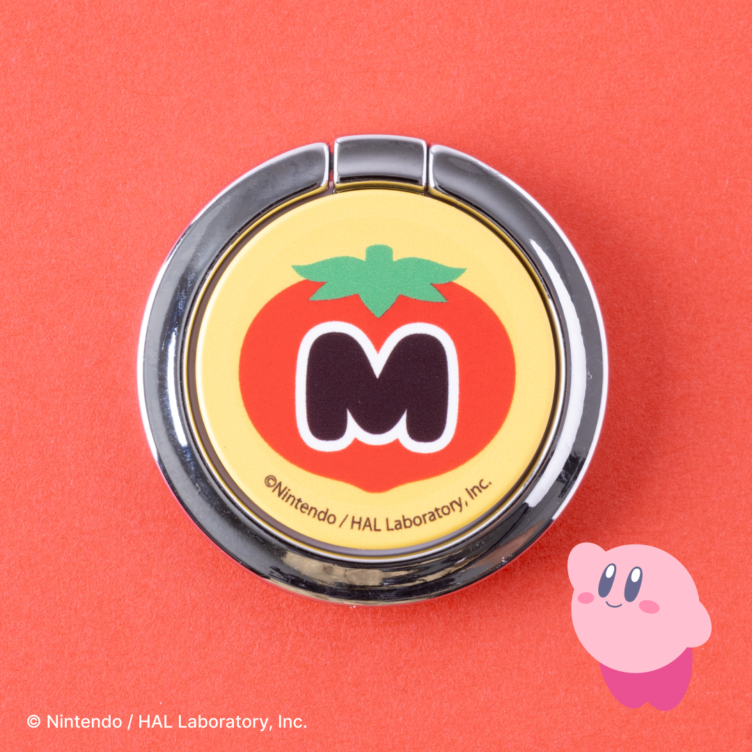 【新】星のカービィ iFace Finger Ring Holder フラットタイプ(カービィ/にっこり)