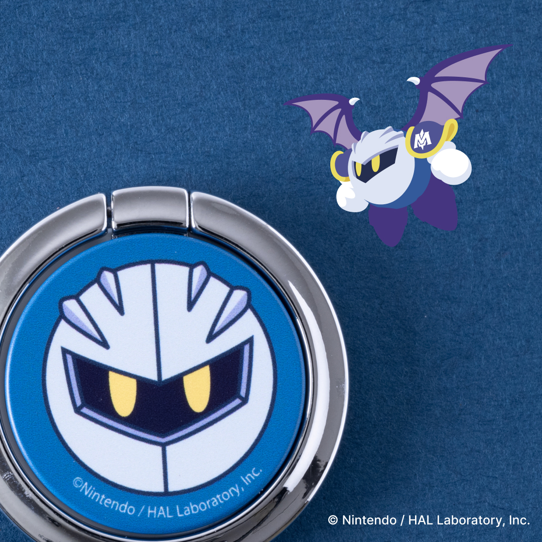 【新】星のカービィ iFace Finger Ring Holder フラットタイプ(カービィ/にっこり)