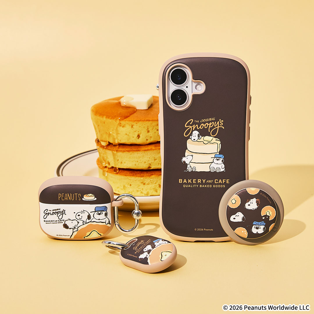 [iPhone 16/16 Pro専用]PEANUTS/ピーナッツ iFace First Class Cafe MagSynqケース