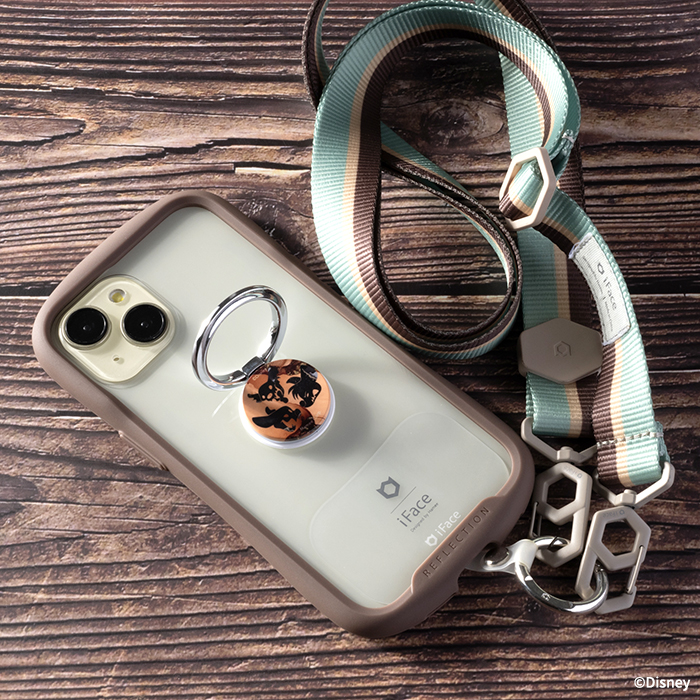 ディズニーキャラクター iFace Finger Ring Holder フラットタイプ(マーブル/毒林檎)